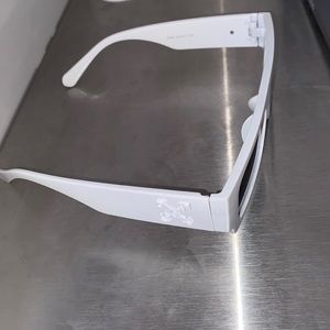 White frames w/off white logo